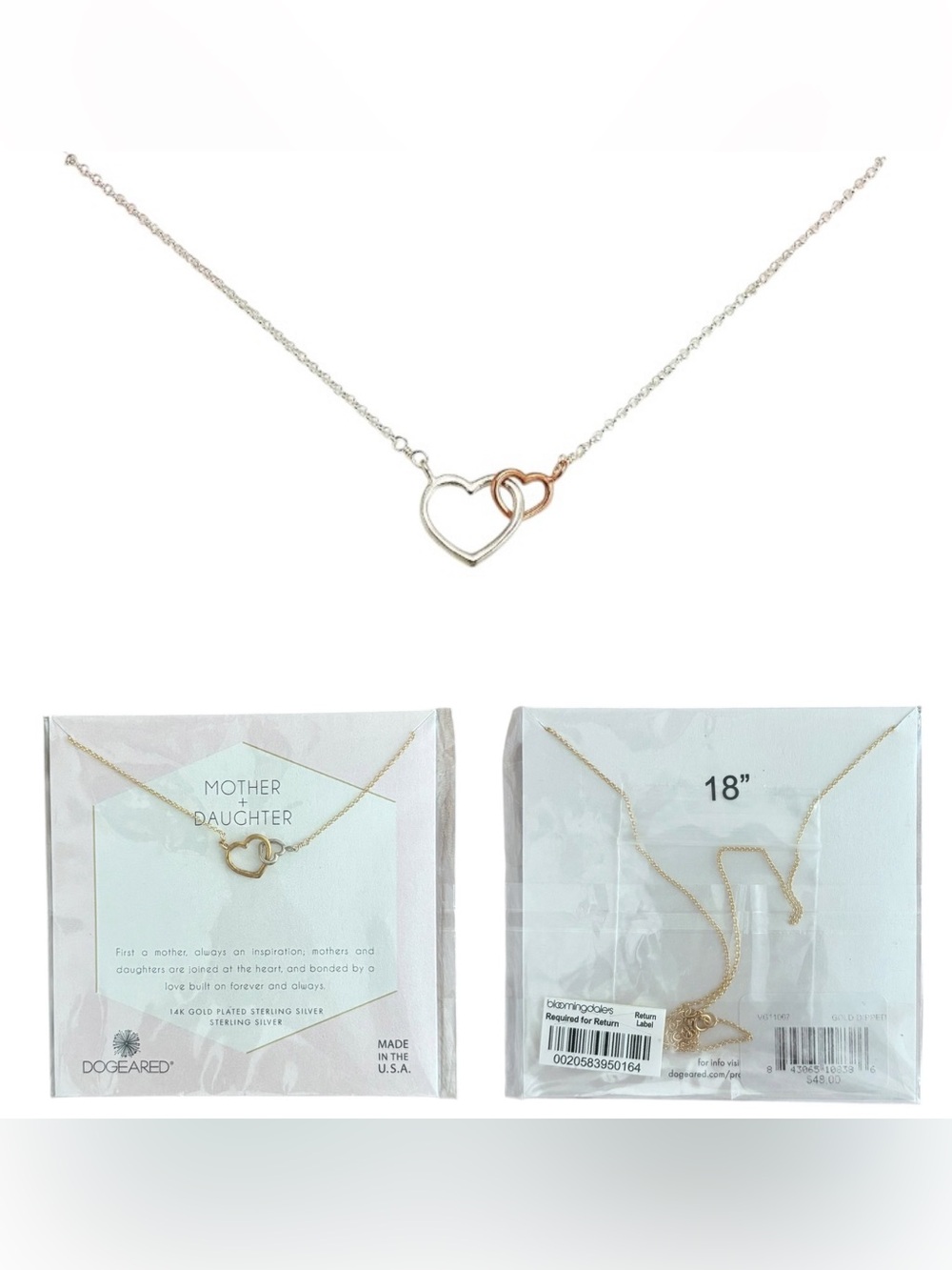 Dogeared Mother Daughter Necklace